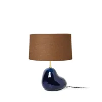 hebe lampe de table small deep blue/curry - ferm living