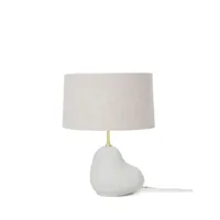 hebe lampe de table small off-white/natural - ferm living