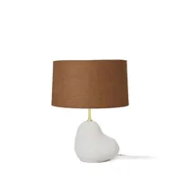 hebe lampe de table small off-white/curry - ferm living