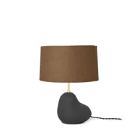hebe lampe de table small black/curry - ferm living