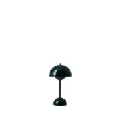 flowerpot vp9 portable lampe de table dark green -&tradition