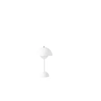 flowerpot vp9 portable lampe de table matt white -&tradition