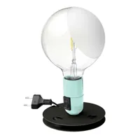lampadina lampe de table turquoise - flos