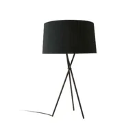 trípode g6 lampe de table black/black ribbon - santa&cole