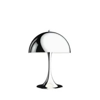 panthella lampe de table 320 crome brillant - louis poulsen
