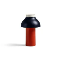 pc portable lampe de table dusty red - hay