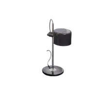 coupe mini lampe de table glossy black - oluce