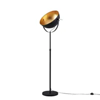 muriel 1 lampadaire black/gold - lindby