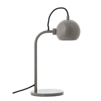 ball lampe de table glossy warm grey - frandsen