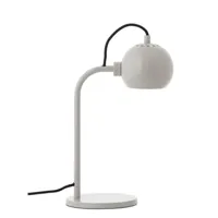 ball single lampe de table glossy pale grey - frandsen