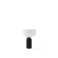 kizu portable lampe de table black marble - new works
