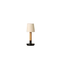 básica mínima lampe de table portable neutral/bronze - santa&cole