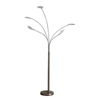 anea 5 lampadaire nickel/white - lindby