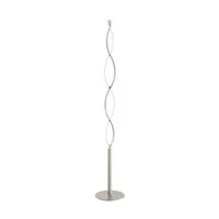 auron lampadaire nickel/white - lindby
