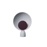 blooper lampe de table ash grey/fig purple - please wait to be seated