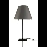 costanzina lampe de table noir/gris béton - luceplan