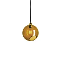 ballroom suspension ambre avec socle or - design by us