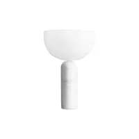 kizu lampe de table marbre blanc - new works