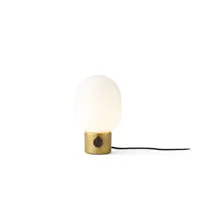 jwda métallic lampe de table laiton poli miroir - menu
