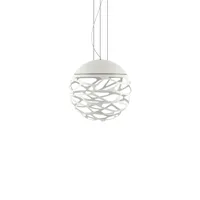 kelly so3 moyen sphere suspension blanc - studio italia design