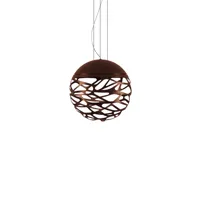 kelly so3 moyen sphere suspension cuivre/bronze - studio italia design