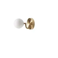 pholc - mobil 12 applique murale hardwired brass/opal pholc
