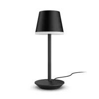 philips hue - hue go portable lampe de table white&color amb. black philips hue