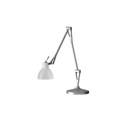 rotaliana - luxy t2 lampe de table aluminium/blanc mat