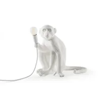 monkey-lampe à poser singe assis h32cm
