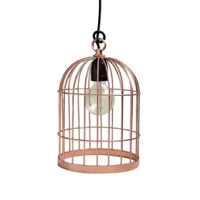 birdcage-lampe à poser ou suspension métal filaire 33cm