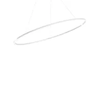 ellisse minor downlight-suspension ovale aluminium lumière descendante l96cm