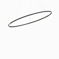 ellisse minor uplight-suspension ovale aluminium lumière montante l96cm