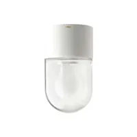 porcelaine-plafonnier de salle de bain porcelaine/verre ø8,5cm