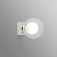 perla-applique ou plafonnier de salle de bain métal/verre ø12cm