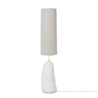hebe-lampadaire avec variateur céramique/textile h128cm