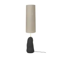 hebe-lampe à poser avec variateur céramique/textile h128cm