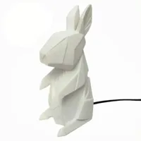 rabbit-lampe à poser led lapin résine h25cm