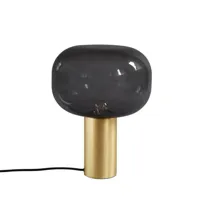 mushroom-lampe à poser métal/verre h35cm