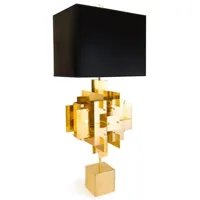 puzzle-lampe à poser laiton h96cm