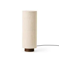 hashira-lampe à poser colonne en lin ø18cm