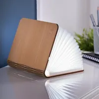 smart booklight mini-lampe à poser bois h12.5cm