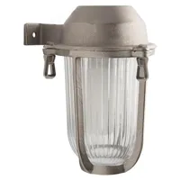 wall lamp-applique d'extérieur en laiton et verre h18cm
