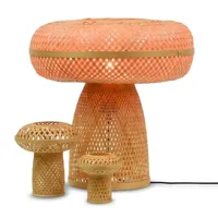 palawan-lampe à poser bambou / set 2 miniatures