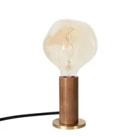 knuckle-lampe à poser bois h27cm