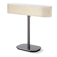 hi - club-lampe à poser led bois/métal h36.5cm