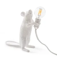 mouse-lampe à poser souris debout câble usb h14cm