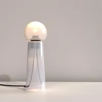gigi-lampe à poser led verre h 41cm