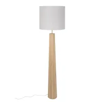 marius-lampadaire bois/lin/coton h167cm