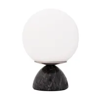 shinning pearl-lampe à poser marbre h21cm