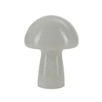 mushroom s-lampe à poser verre h23cm